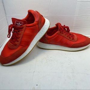 Adidas I 5923 Running Shoes Sneakers Mens Size 11.5 Red In Red D97346 3 Streifen
